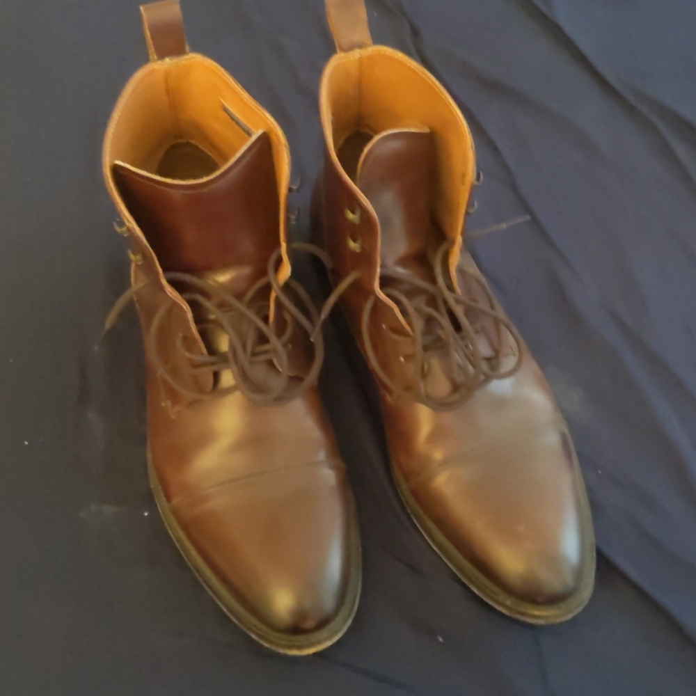 Vince Camuto Oxblood Cap Toe Boots